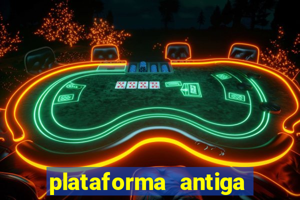 plataforma antiga de jogos